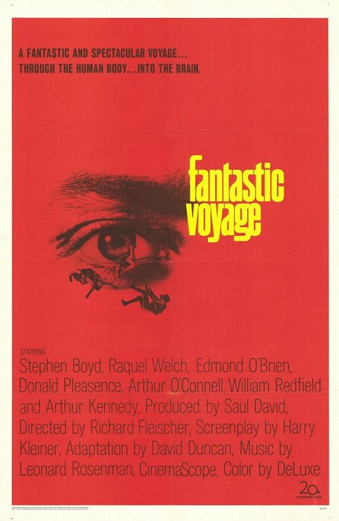 Fantastic Voyage Movie Poster Image | Top 100 Sci Fi Movies