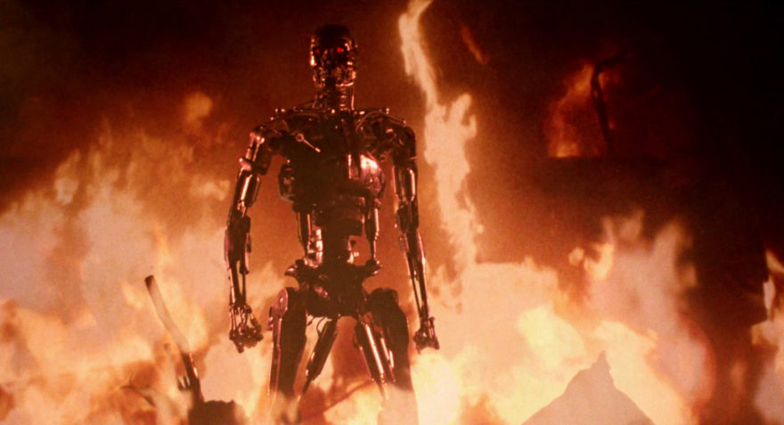 The original Terminator, James Cameron's classic scifi time travel villain