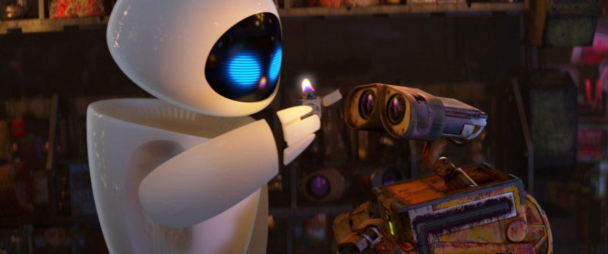 EVE and WALL·E find true love this Pixar classic