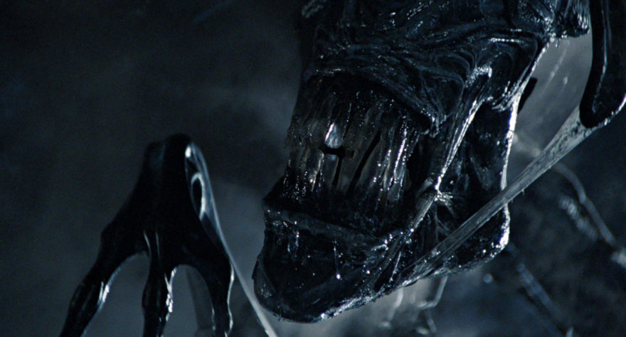 The alien queen, star of James Cameron's 1986 film Aliens