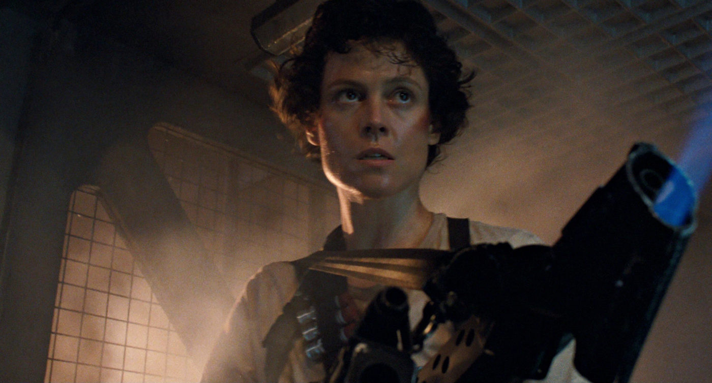 Sigourney Weaver in James Cameron's Aliens